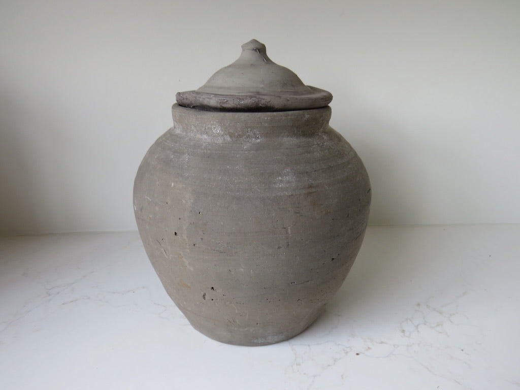 Louis I Lidded Vintage Pot