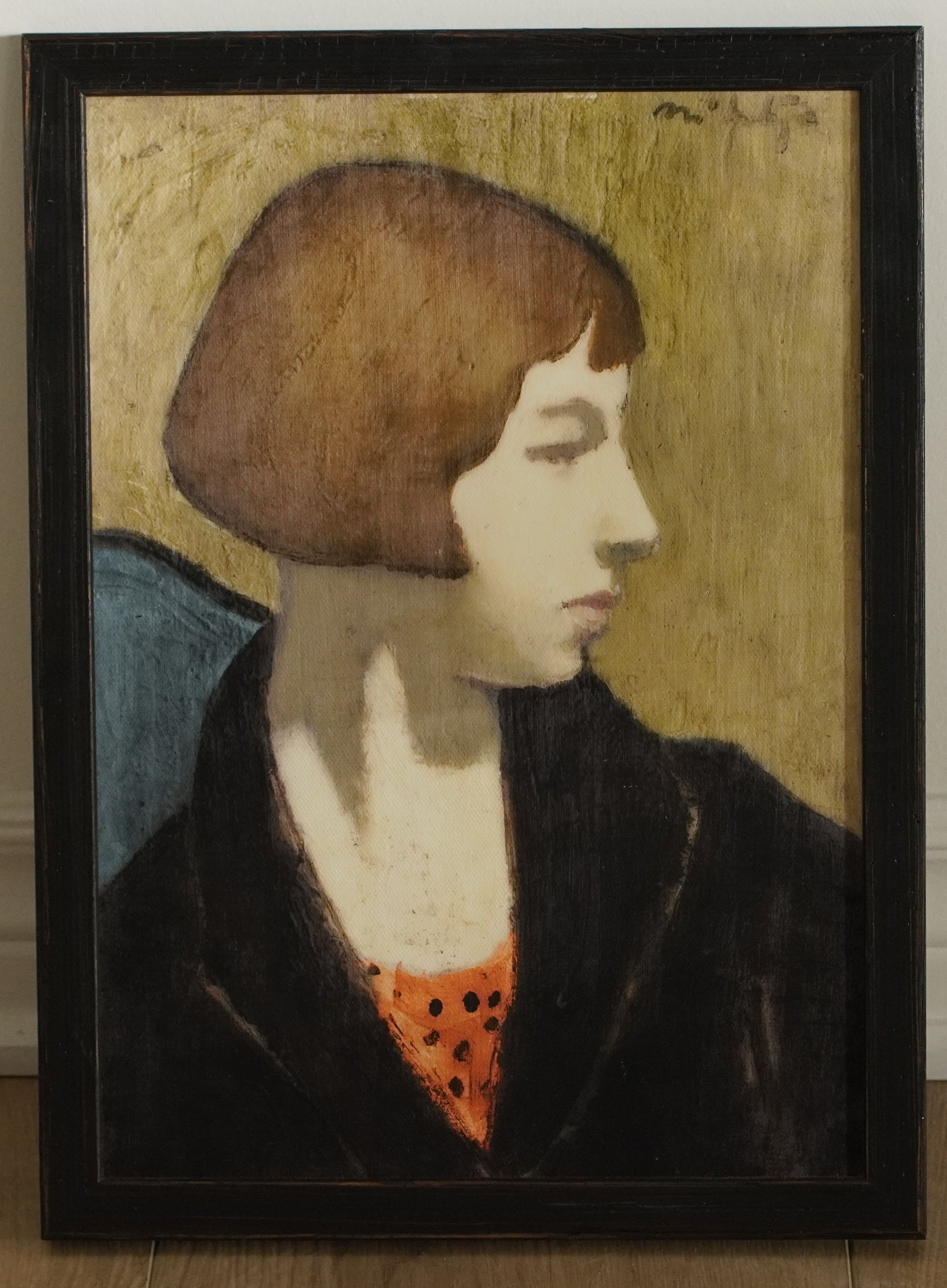 Woman in Black Jacket -Art