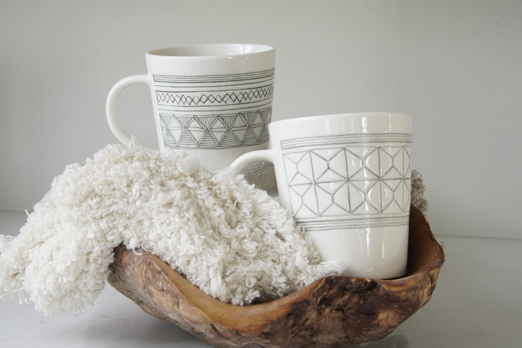 ED Love Accent Mugs Set of 4