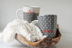 ED Love Accent Mugs Set of 4