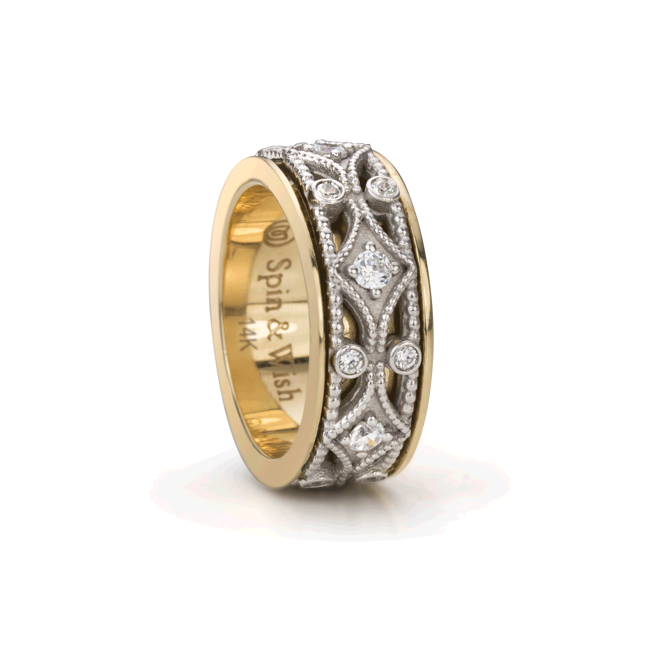 Sacred - 14 KT Yellow Gold - MeditationRings