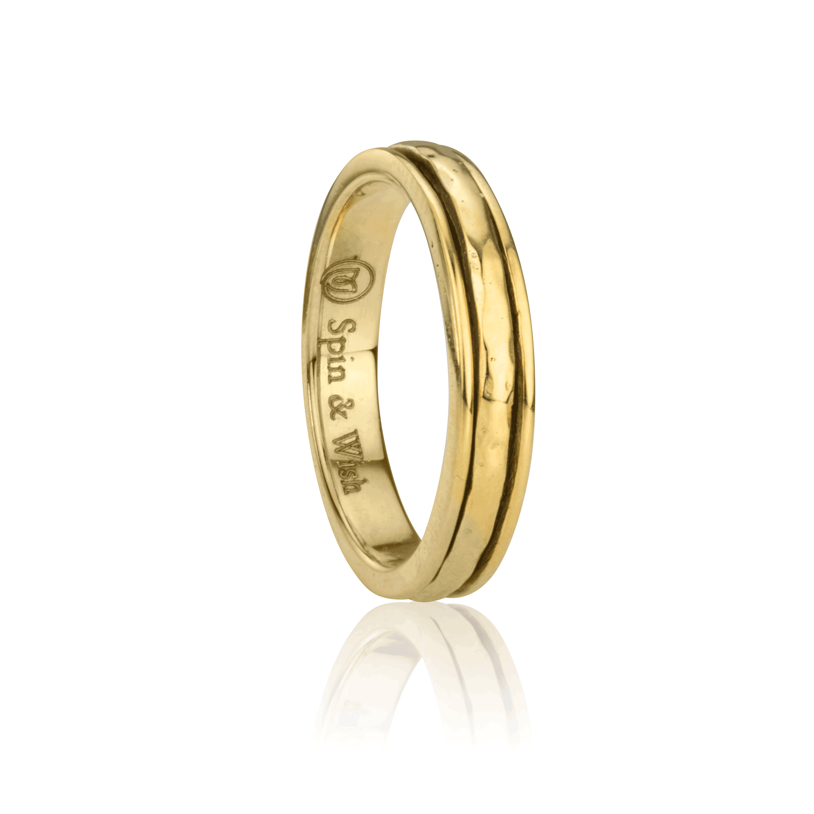 Prana - 14KT Yellow Gold - MeditationRings